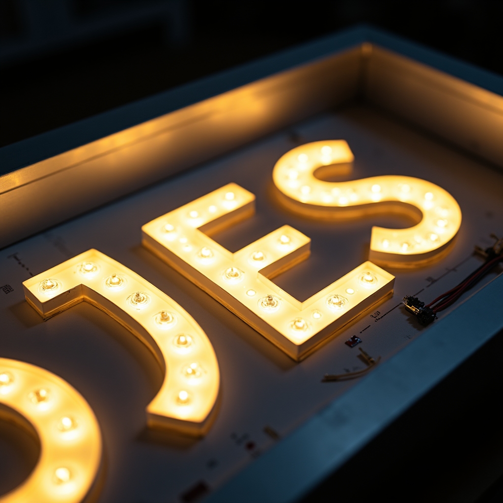 LED-лента для подсветки объёмных букв